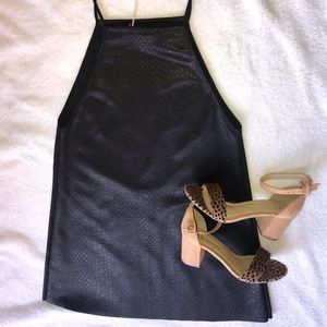 Black Snakeskin Dress